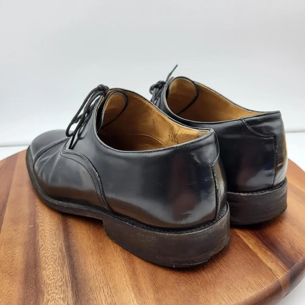 To Boot New York Adam Derrick Oxford Dress Shoes Mens Sz 9.5 Black Leather Italy